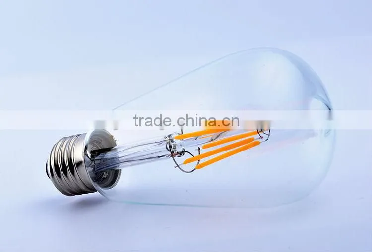 UL CE ROHS LED S19 st58 e26 e27 dimmable led filament bulb