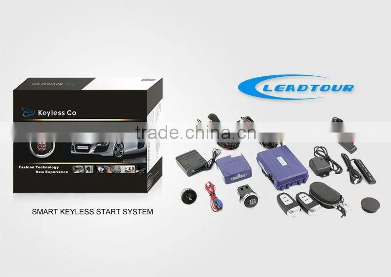 Easy Car Alarm System RFID Keyless Entry System with Smart Keys for Toyota Camry 2012