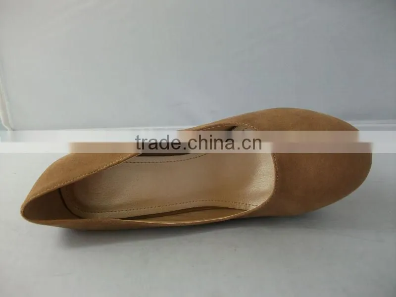 Elegant beautiful suede ladies dress shoes high heel shoes