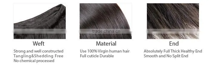 Machine-made deep wave weft hair extensions double drawn weft