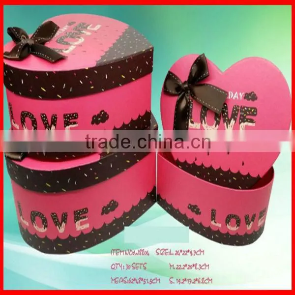 Beautiful Design Delicate Paper Heart Boxes Wholesale