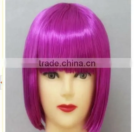 Wholesale Red Synthetic Hair Wig For Party Wig