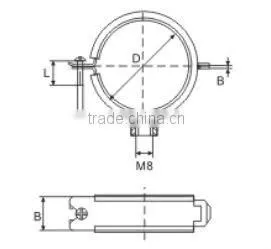metal pipe clamp