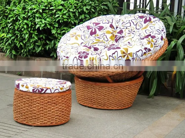 Custom Outdoor Wicker Papasan Chair Cushion