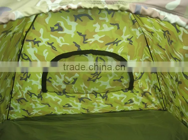 small 210D polyester amry camouflage hunting tent