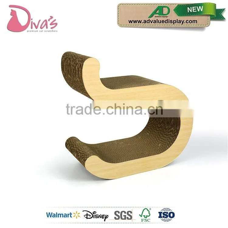 China suppliers pet scratching post toys corrugated cardboard Cat scratcher tree Cat house