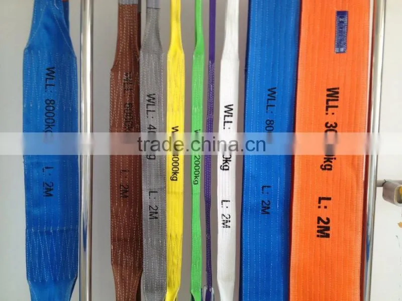 Heavy duty EB type polyester webbing materials for belt