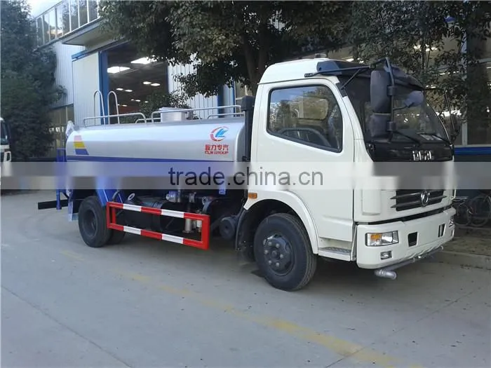 Factory direct selling truck delivery water China manufacturer water tender trucks 5CBM water tanker truck