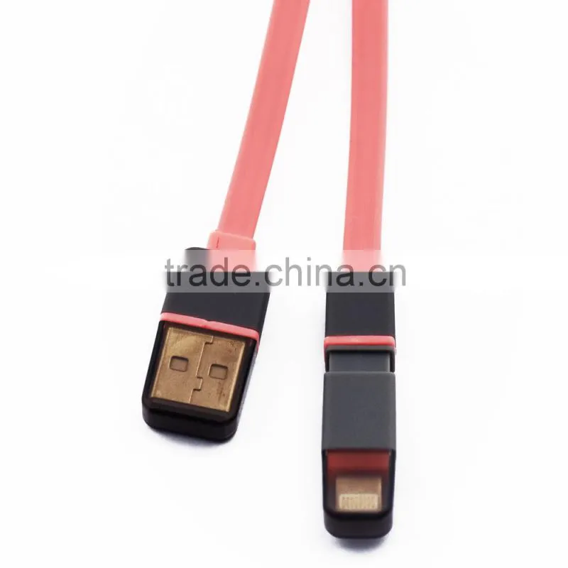 2015 best flat cord wire and data cable hot selling flat usb cable charger for all smart phone