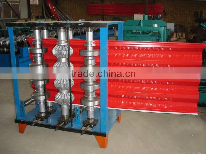 Full autotmatic hydraulic arch curving roof sheet roll forming machine