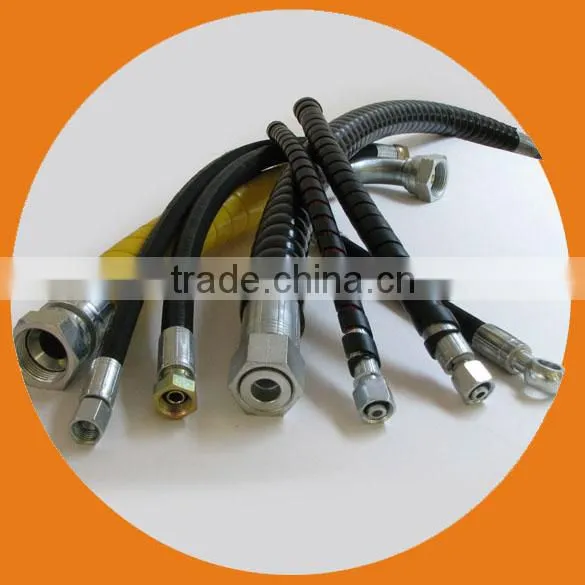 hydraulic rubber hose sae 100 r13 4sh spiral 2" 35Mpa hose