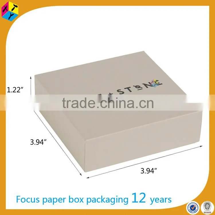 luxury square cosmetic gift packaging design small box cardboard