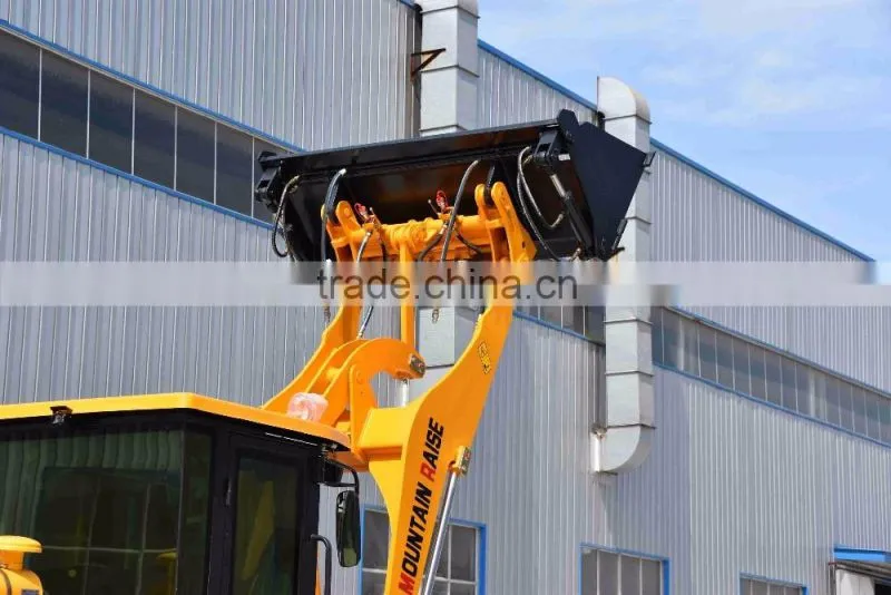 Promotion price 1.5Ton Log grapple Fork Wheel Loader