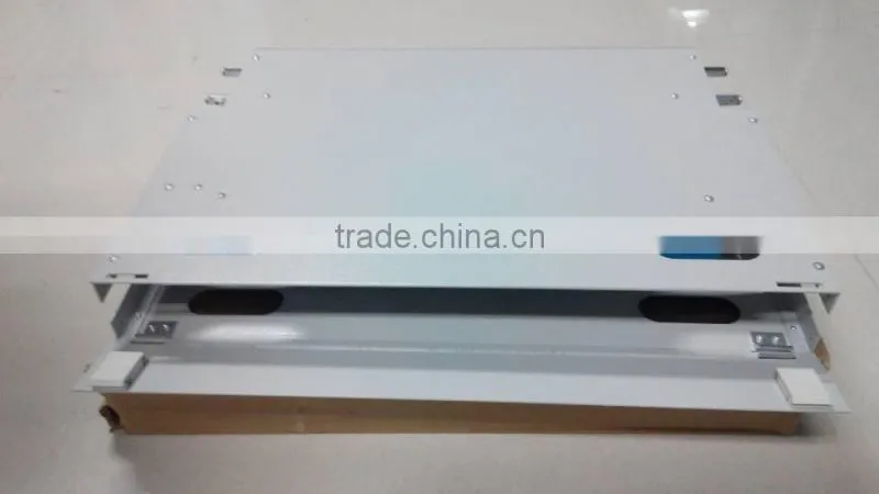 ODF Tray Rock Mount Slide Type 24 port For SC Adapters Fiber Optic Patch Panel