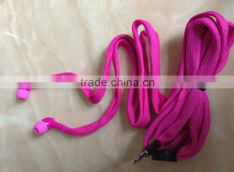 Professional Waterproof shoelace headphone from shantou factory