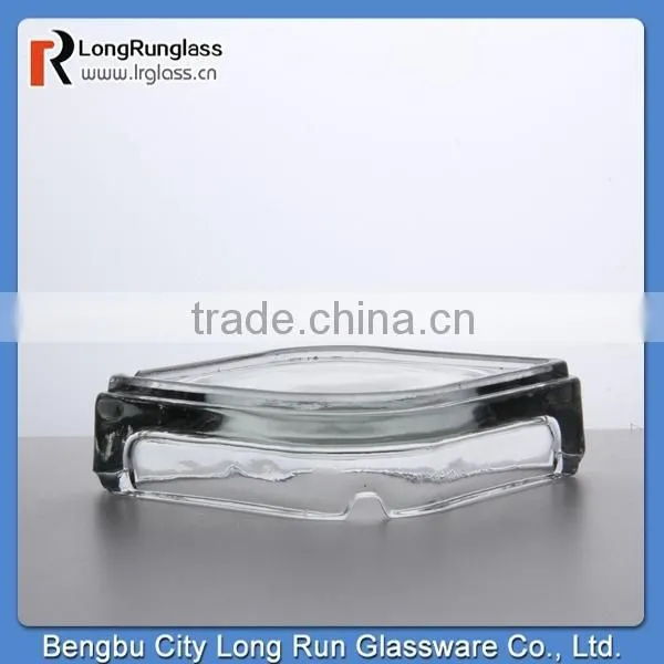 LongRun households sundries whole sale glass hotel ashtray with customer logo