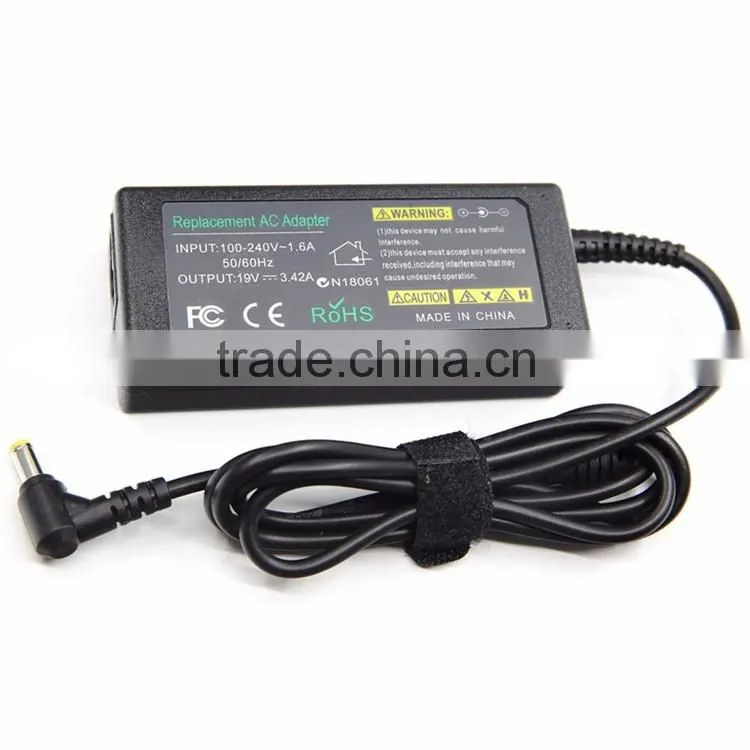 5.5X1.7MM 65W 19V 3.42A Charger For Acer Mini Laptop Charger