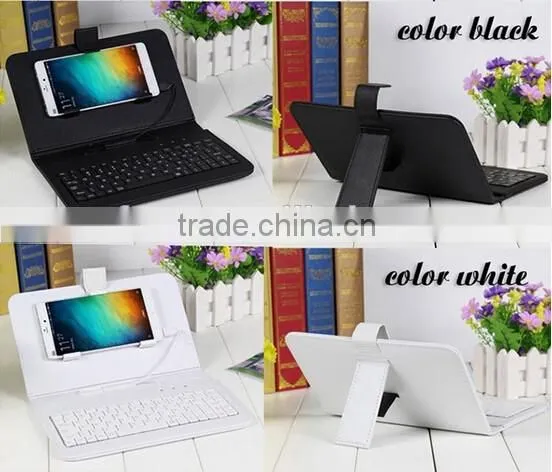 High quality Wireless Bluetooth Keyboard with phone case / phone keyboard / cell phone bluetooth keyboard
