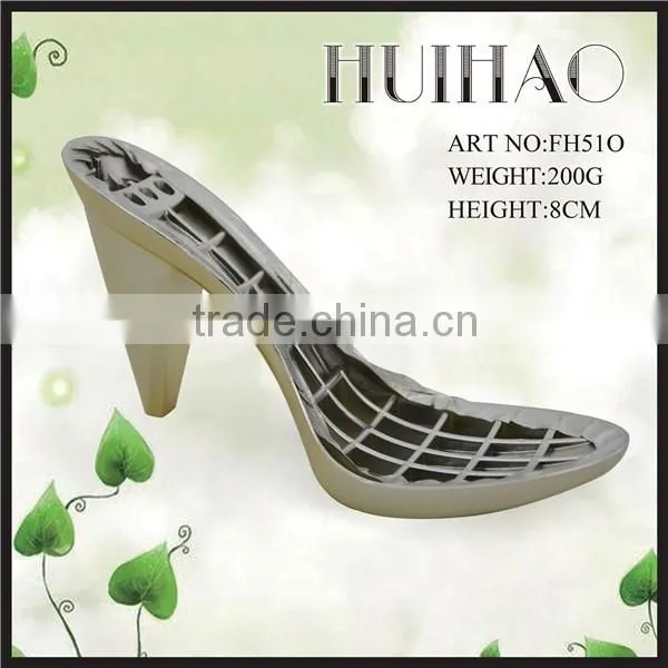 FH116(B) ABS shoe high heel sole with rhinestones