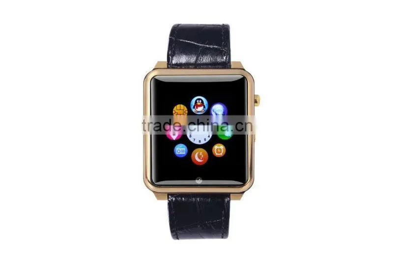 Fashion J68 Smart Watch, Luxury Wristwatch with PU Leather Watch Band