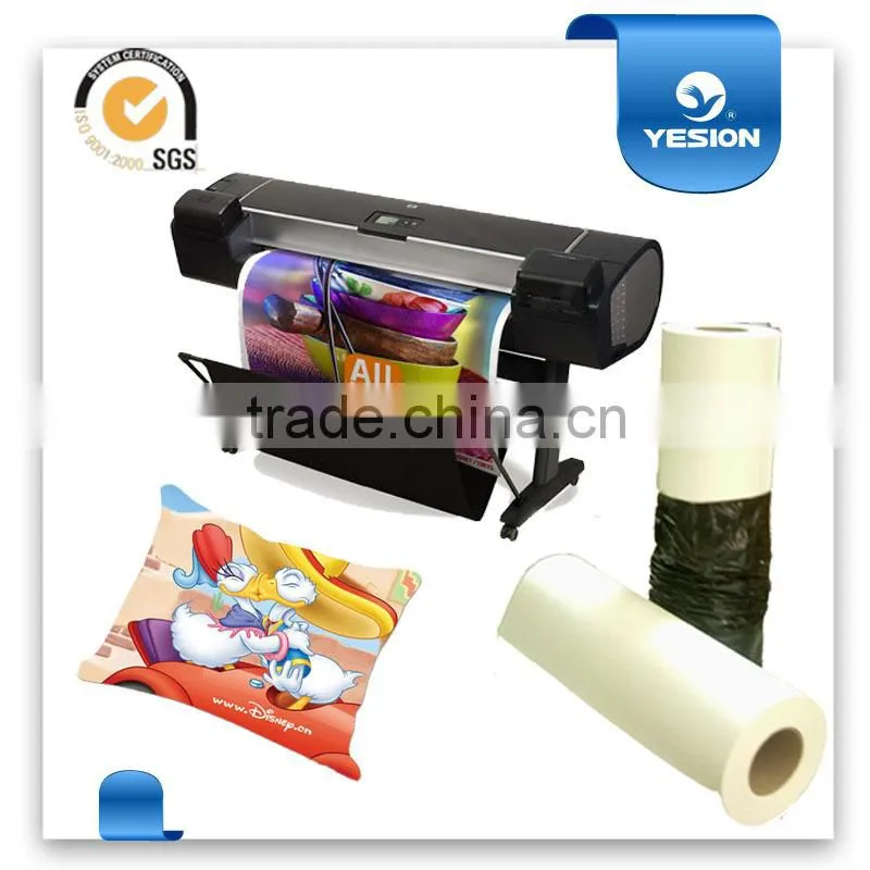 Yesion 60gsm~100gsm Roll Dye Sublimation Transfer Paper/ Heat Sublimation Transfer Paper Used For Glass, Mug, Fabric etc