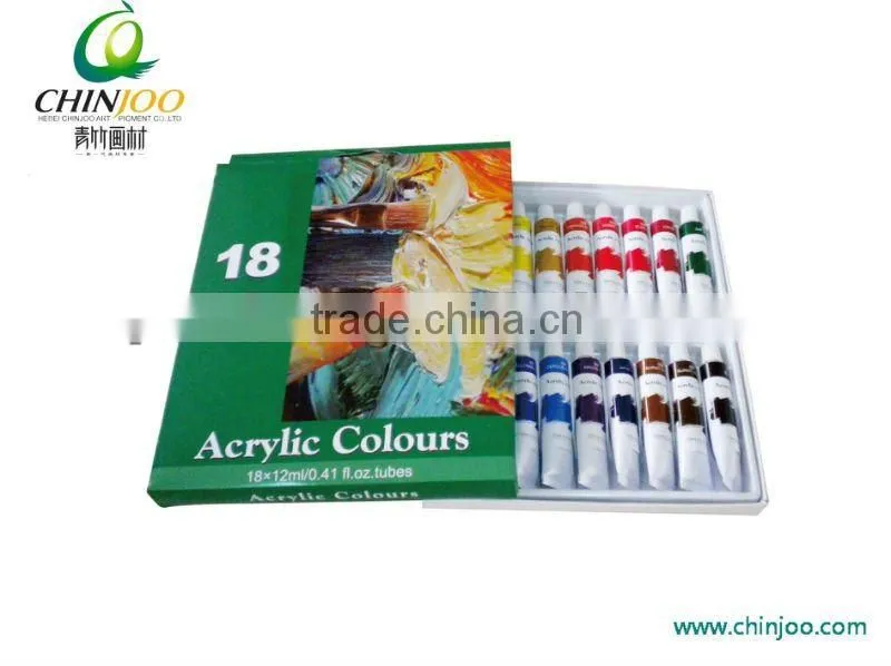 Acrylic color paint with 120 kinds of colors