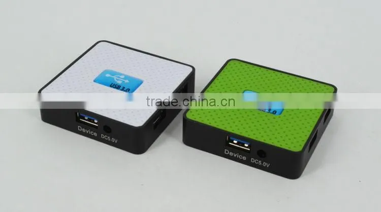 Promotional Square-shape usb por hub, 4 port 3.0 usb hub for computer accessories