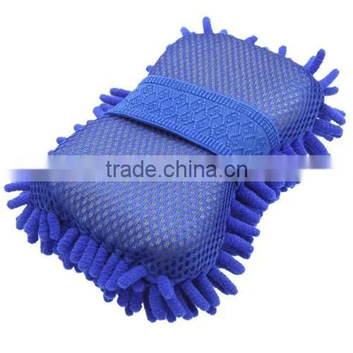 Hot New Microfiber Chenille Anthozoan Car Cleaning Sponge Towel Cloth Car Wash Gloves Car Washer Supplies