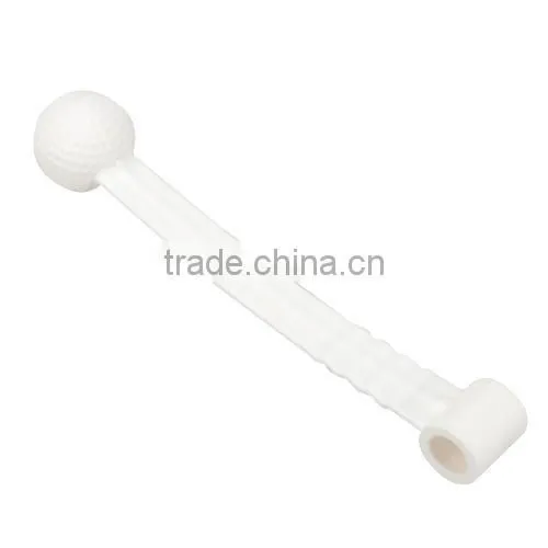 Golf Plastic Practice Ball with Stick Portable Rod Golf Ball Training Aid Golf Accessories