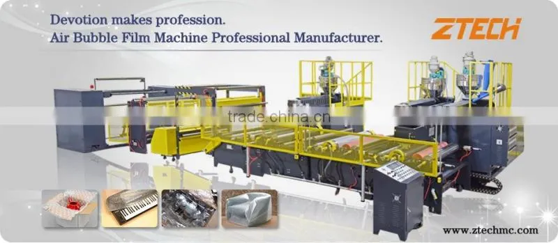 China Ztech ZT-2500 mm Two Layers Air Bubble Film Machine