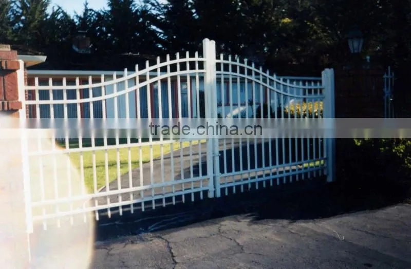 Factory sale metal garden arch with gate, iron gate, home gate arch design on alibaba online shopping