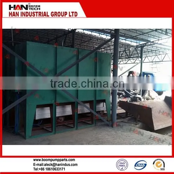 Concrete pump parts 45 degree stainless steel pipe elbow 4 inch concrete pump elbow / bend
