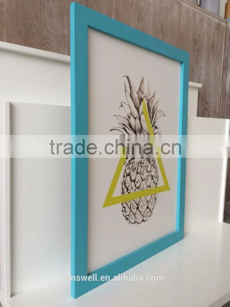 2016 new style acrylic photofunia/photo frame wooden picture frame wall decor