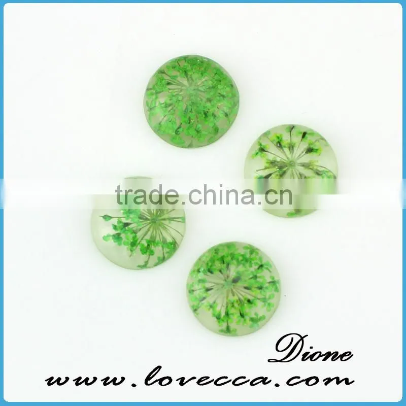 Resin cabochons jewelry dried flowers preserved flowers, pressed leaf resin cabochons, preserved flowers resin cabochon