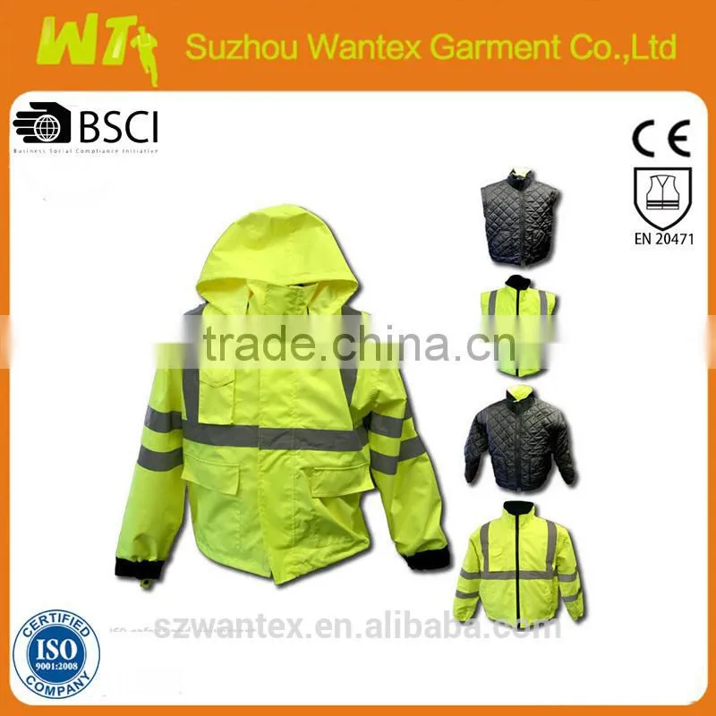 PU fashion rainwear waterproof jacket raincoat for adult