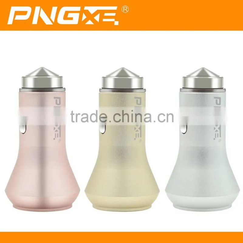 new products 2016 cell phone metal usb car charger for iPhone 6