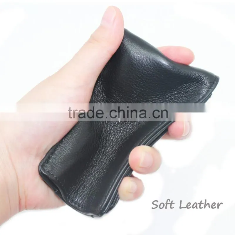 2016 credit card organizer rfid card wallet black leather for men