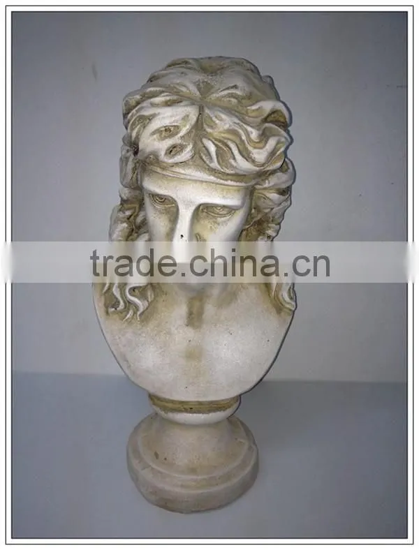 Garden decoration history famous statues, figurine bust