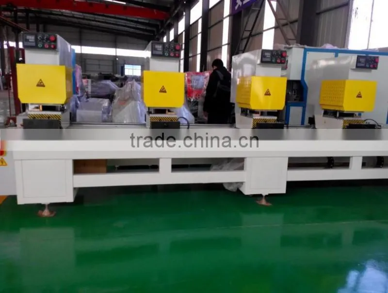 Double head welding upvc windowsill profile machine