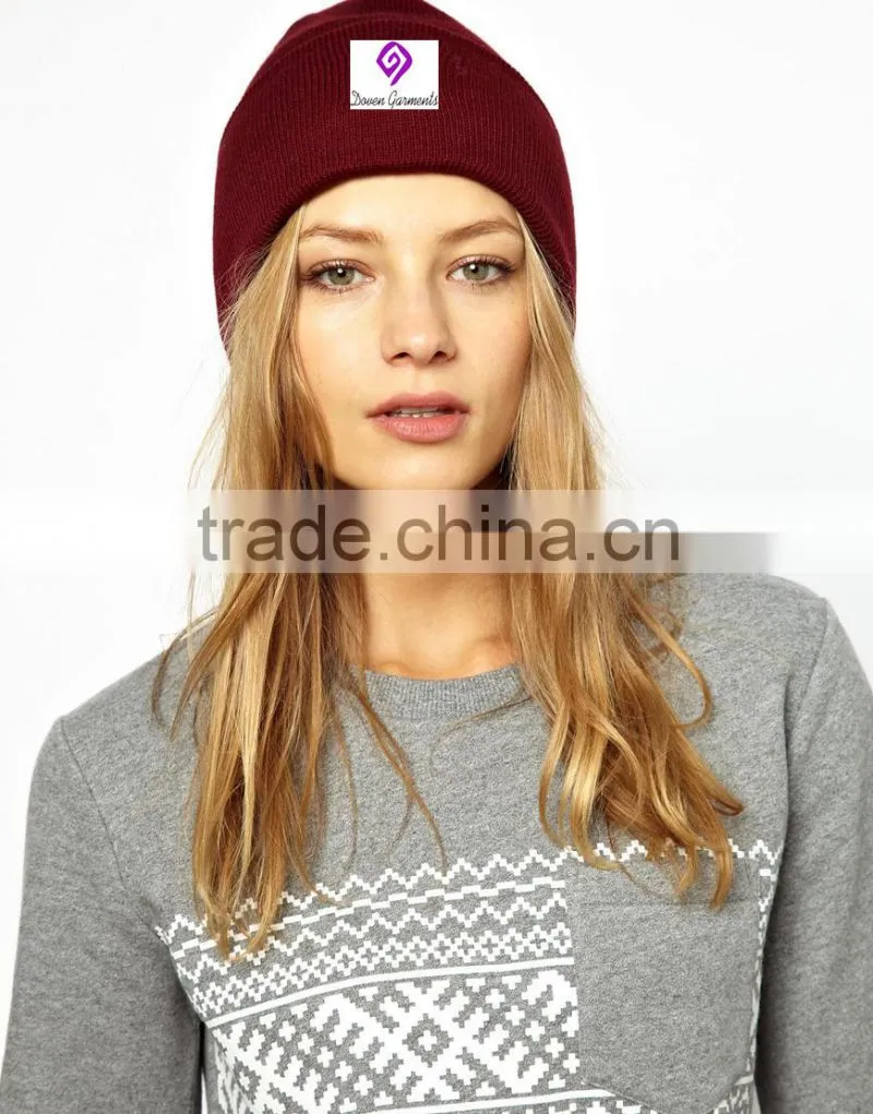 2014 Knit Beanie With Custom Label