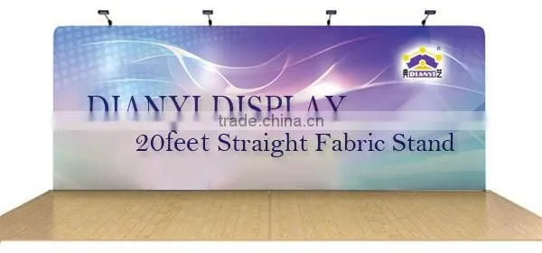 Super slim aluminum fabric tension photo booth backdrop