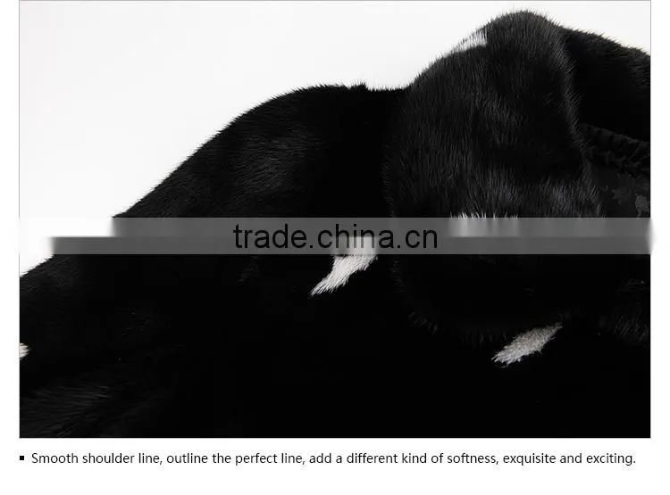 Classic short balck mink fur jacket&coat wholesale