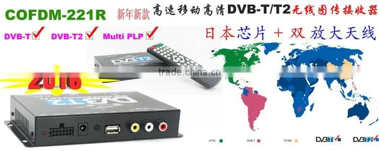 COFDM-221R cofdm nlos wireless video transmitter AV 1080P Transmission image Transceiver CVBS 170~900Mhz