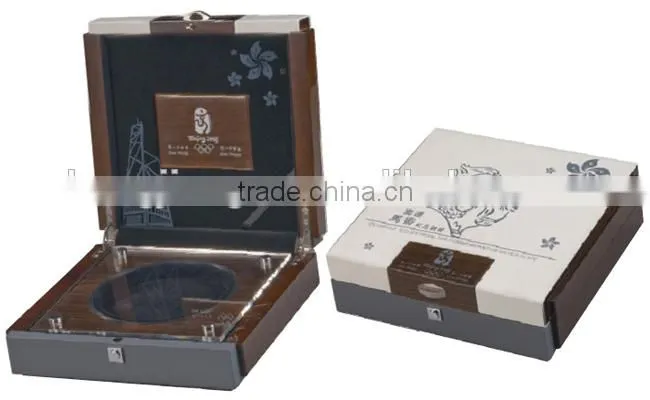 wooden coin box