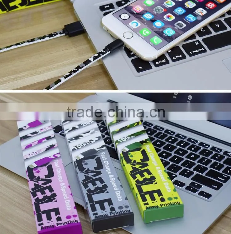 Printing USB Cable for I6 lighting usb cable new products cable