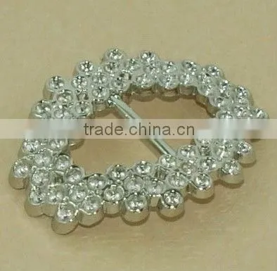 beautiful rhinestone ribbon buckle for wedding