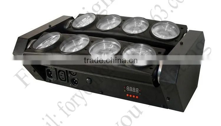 Professional Stage Disco DJ Wedding Party MARQ Lighting Ray Tracer Quad 8pcs 10W 12W RGBW 4in1 LED Spider Beam Moving Head