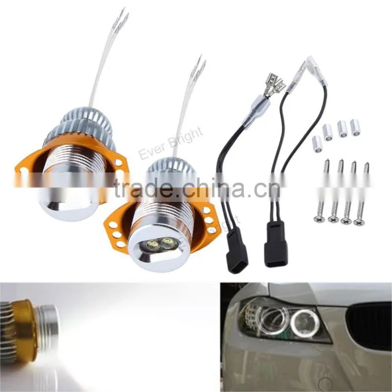 2X10W LED Angel Eyes headlight lighting B-MW E90 E92 E93 M3 LCI E70 X5 E84 X1 E89 Z4 E81 E82 E87 E88 X6 X6M X5M E60 LCI 5-Serie