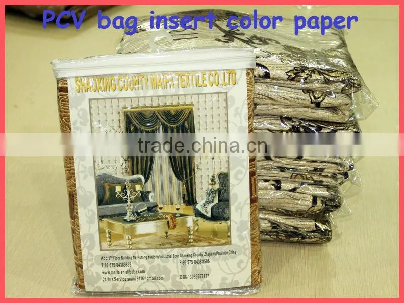 Stripe Design Eyelets Top Readymade Organza Jacquard Curtain