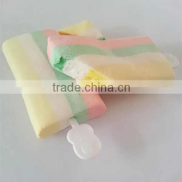 14g personalized ice-lolly shape marshmallow cream lollipop
